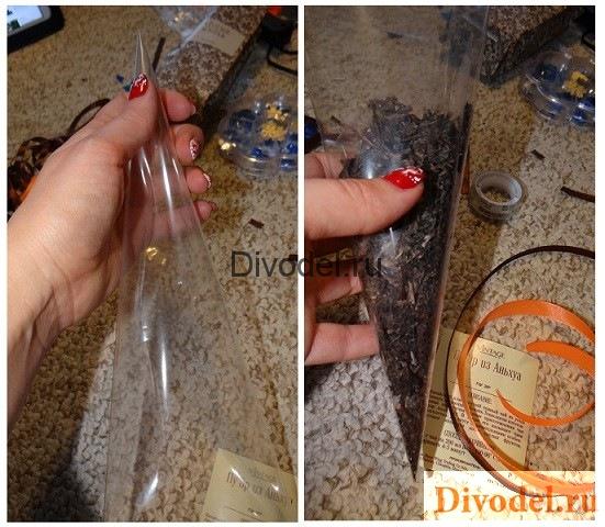 новогодний букет из чая, новогодний букет из чая, своими руками, букет из чая, букеть из чая своими руками