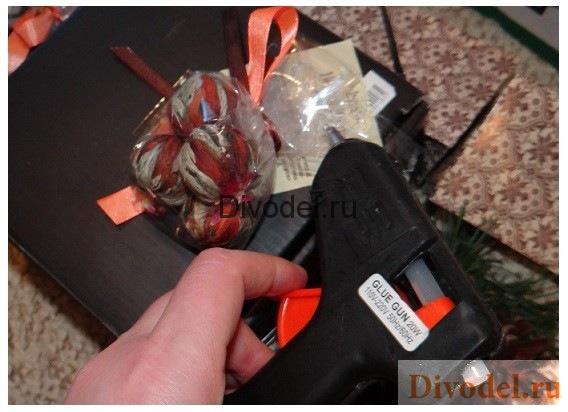 новогодний букет из чая, новогодний букет из чая, своими руками, букет из чая, букеть из чая своими руками