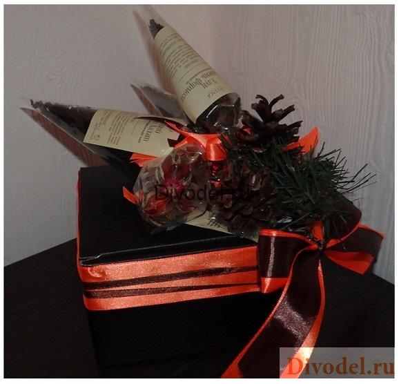 новогодний букет из чая, новогодний букет из чая, своими руками, букет из чая, букеть из чая своими руками